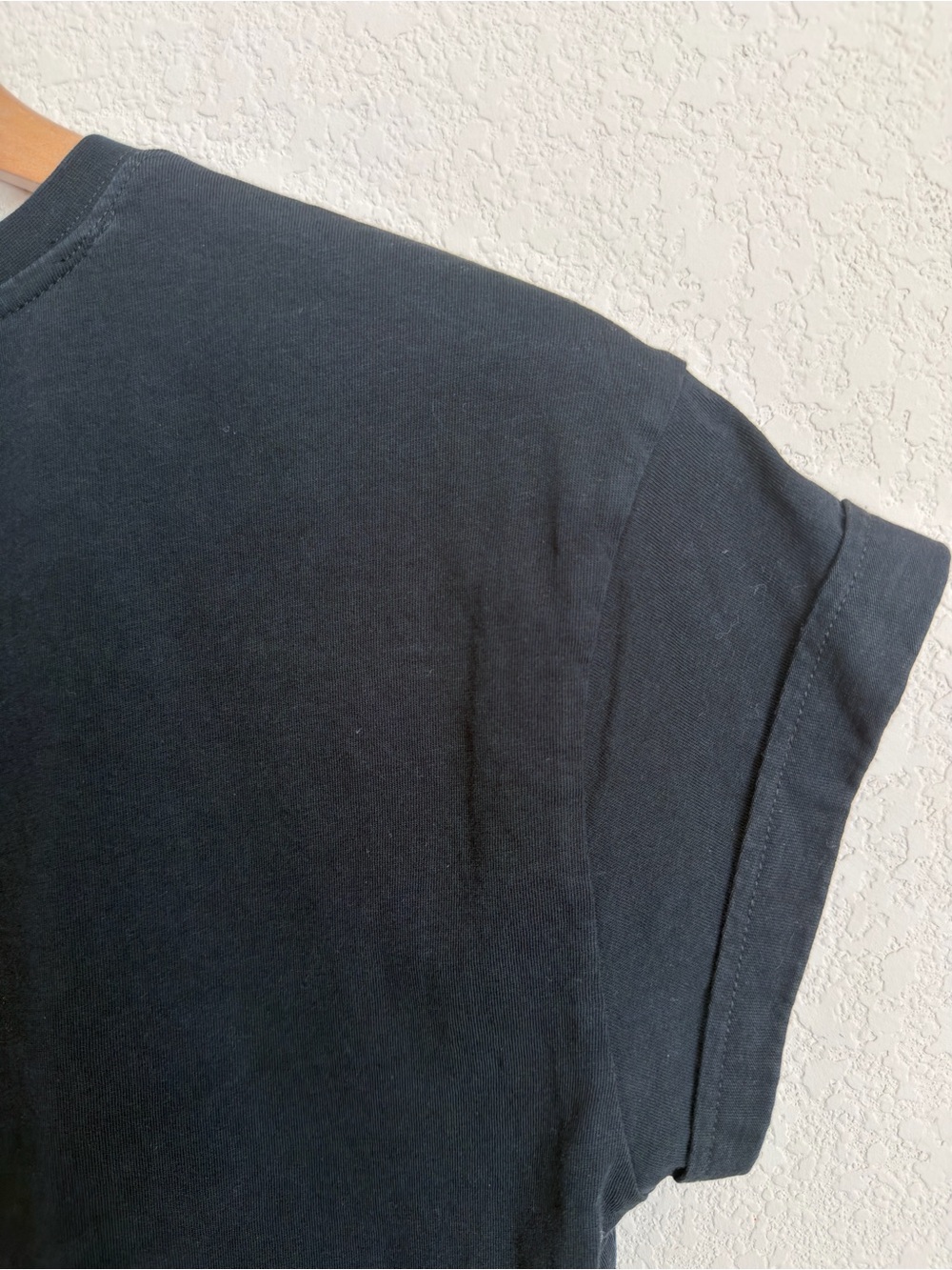 Gymshark Fraction Crop Top Medium Black Cotton Boxy Logo Workout Athleisure Tee - Picture 12 of 14